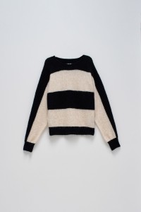 STRIPED KNIT SWEATER