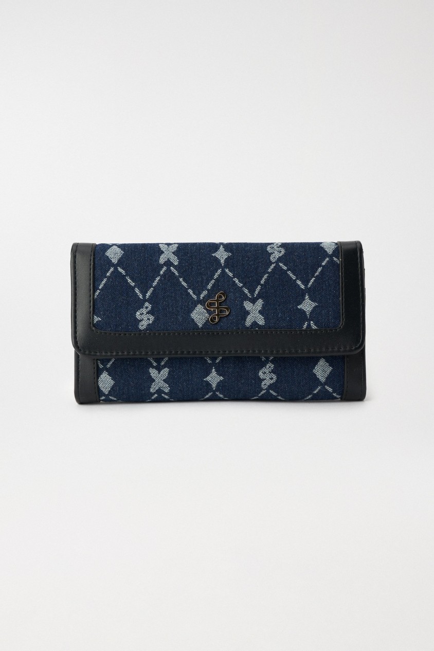 POCHETTE EN JEAN AVEC LOGO