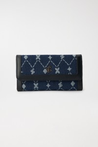 DENIM PATTERNED WALLET