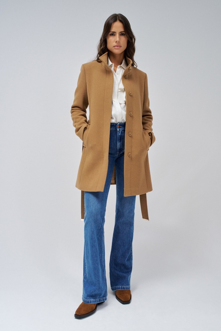 GRACE WOOLLEN COAT WITH BELT