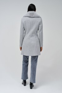 GRACE WOOLLEN COAT WITH FUR