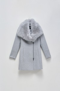 GRACE WOOLLEN COAT WITH FUR