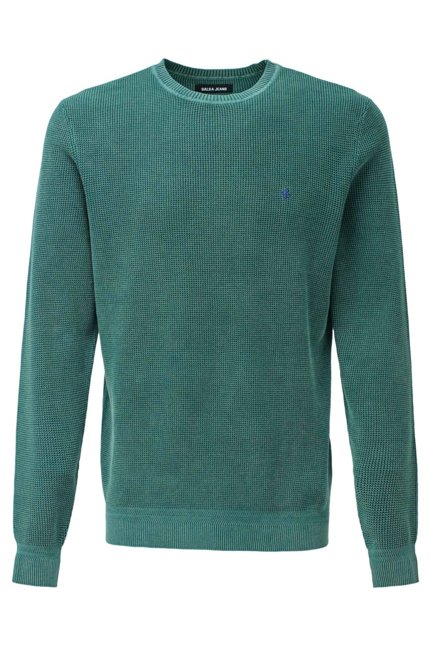 OUTLET BASIC SWEATER WASHED