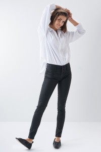 JEANS MYSTERY PUSH UP SKINNY AVEC ENDUIT FONC