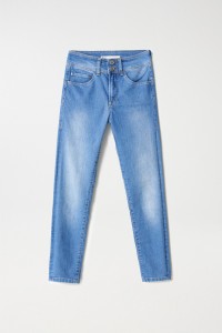 JEANS SECRET PUSH IN DE LAVAGEM CLARA