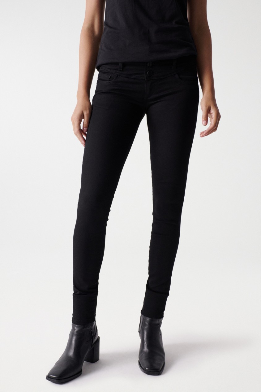 JEANS MYSTERY PUSH UP SKINNY TRUE BLACK