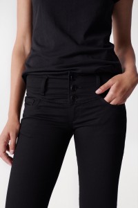 JEANS MYSTERY PUSH UP, SKINNY, TRUE BLACK