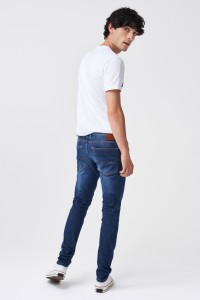 PANTALONES VAQUEROS SKINNY OSCUROS