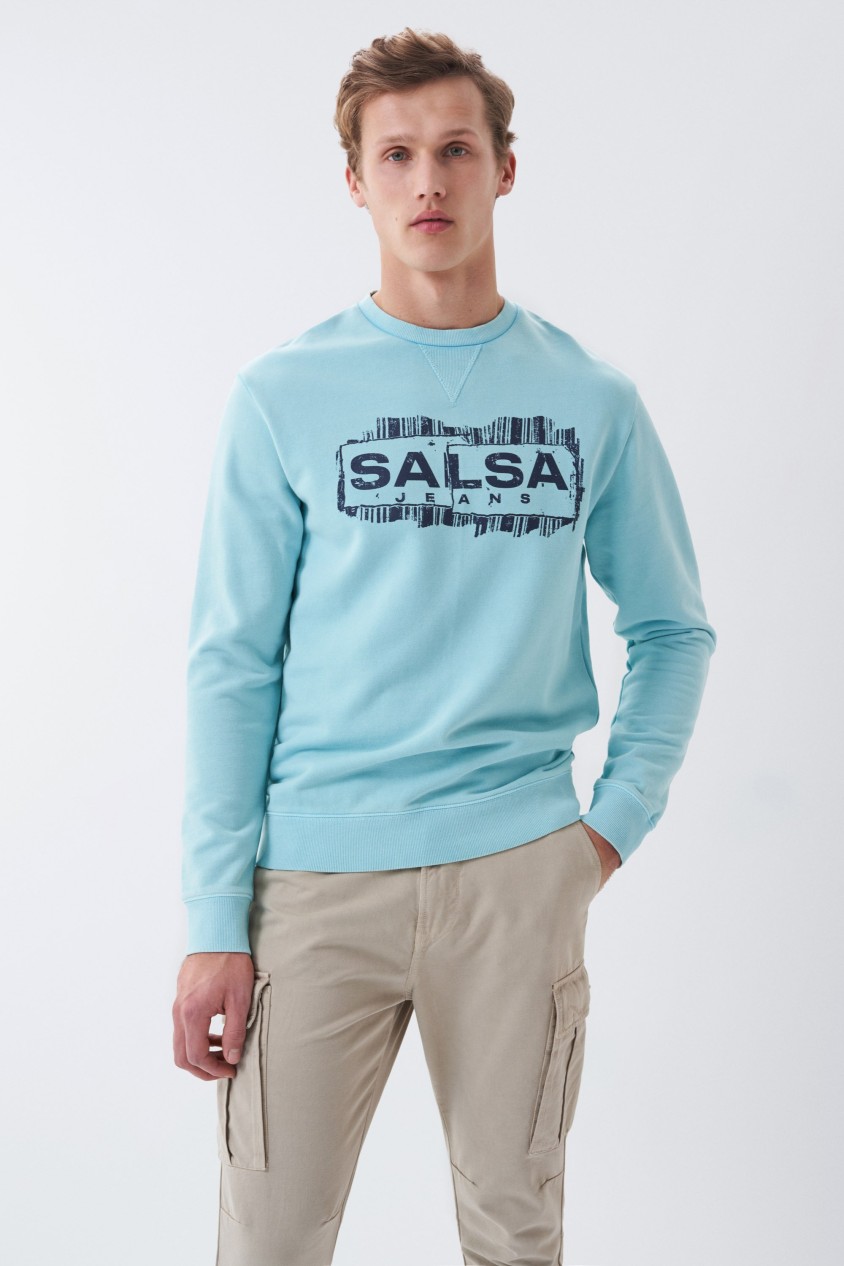 REGULAR FIT JUMPER WITH SALSA NAME GRAPHIC