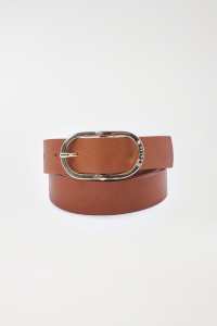 LEATHER BELT WITH BUCKLE WITH STONES