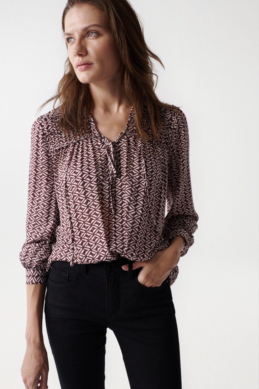 PRINT BLOUSE