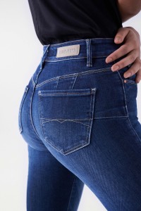 JEANS DESTINY PUSH UP SKINNY LAVAGEM ESCURA