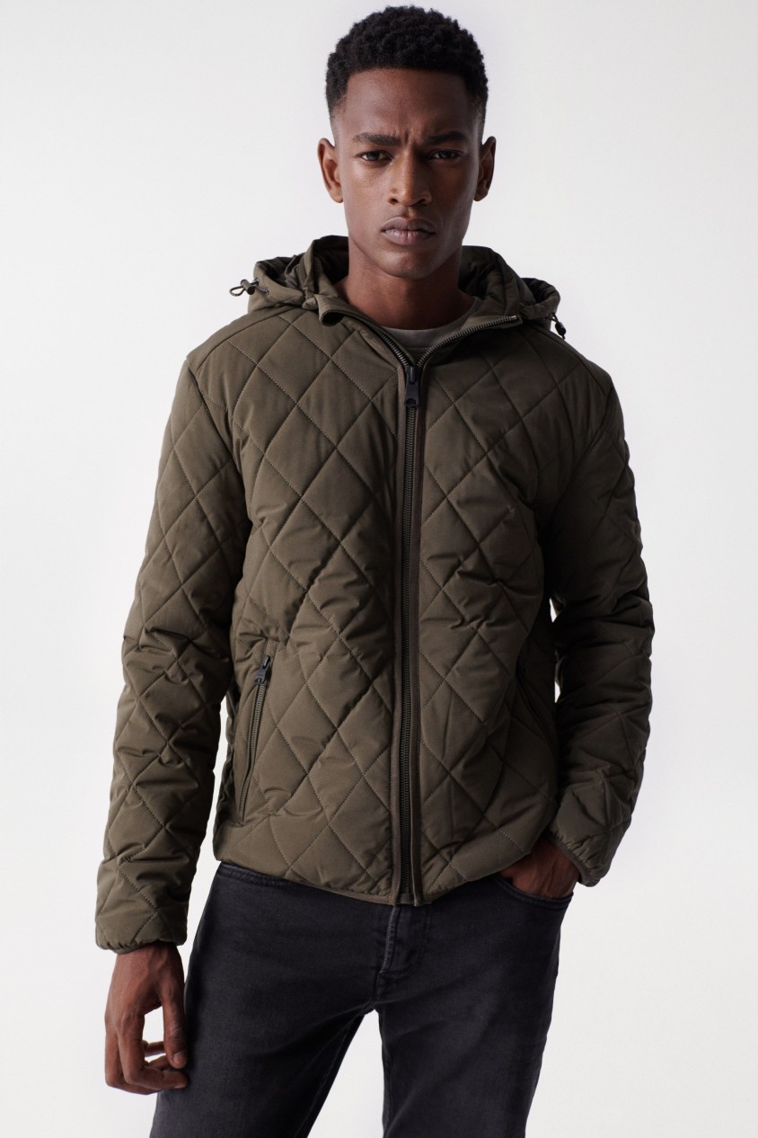 PADDED JACKET WITH HOOD