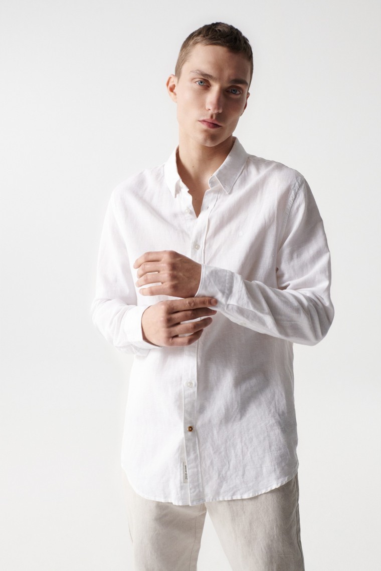 LINEN BLEND SHIRT