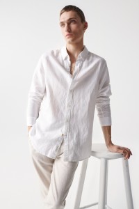 LINEN BLEND SHIRT