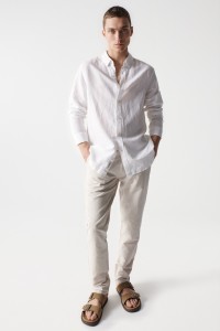 LINEN BLEND SHIRT