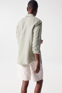 LINEN BLEND SHIRT