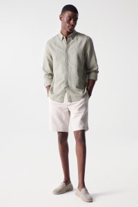 LINEN BLEND SHIRT