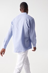 LINEN BLEND SHIRT