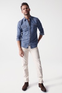 SLIM FIT DENIM SHIRT