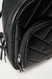 LEATHER EFFECT RUCKSACK