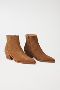 SUEDE COWBOY BOOTS