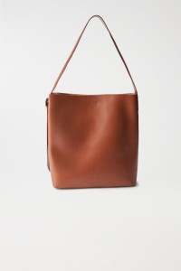 LEATHER SHOPPER BAG