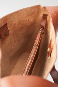 LEATHER SHOPPER BAG