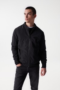 NYLON JACKET WITH HOOD