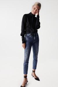 FAITH PUSH IN-JEANS, MIT PAILLETTEN