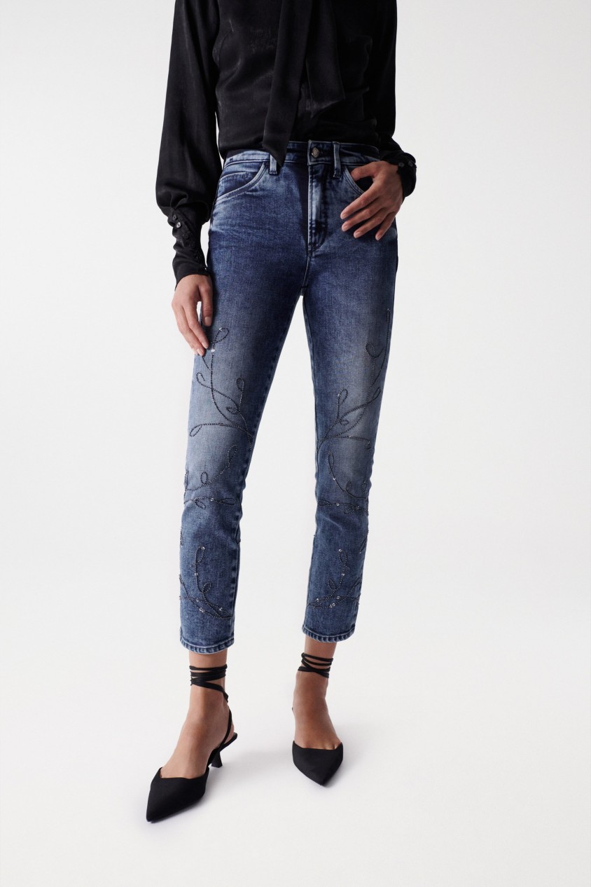 JEANS FAITH PUSH IN COM MISSANGAS