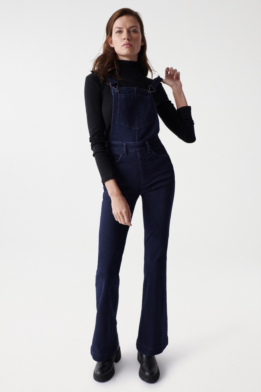 FAITH PUSH IN DUNGAREES WITH FLARED LEG