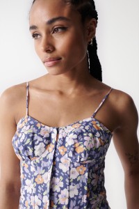 FLORAL PRINT CROP TOP