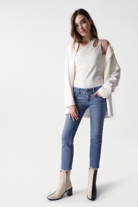 TOP WITH ASYMMETRICAL NECKLINE