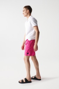 PRINT DESIGN SWIMMING SHORTS WITH DRAWSTRING