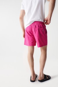 PRINT DESIGN SWIMMING SHORTS WITH DRAWSTRING