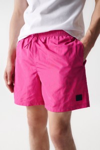 PRINT DESIGN SWIMMING SHORTS WITH DRAWSTRING