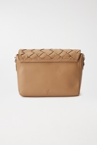 LEATHER BAG WITH BRAIDED EFFECT