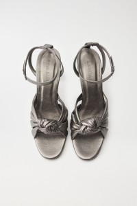 MOUSE GREY, HIGH-HEELED SANDALS