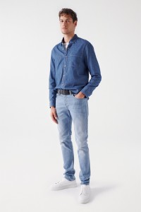 CAMISA DENIM CORTE REGULA