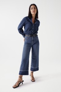 FAITH PUSH IN JEANS WITH UNDONE HEM