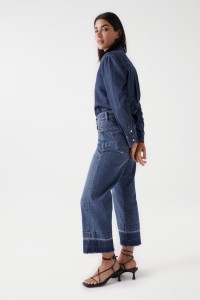 FAITH PUSH IN JEANS WITH UNDONE HEM