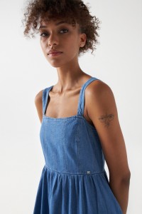 VESTIDO EM LIGHTDENIM