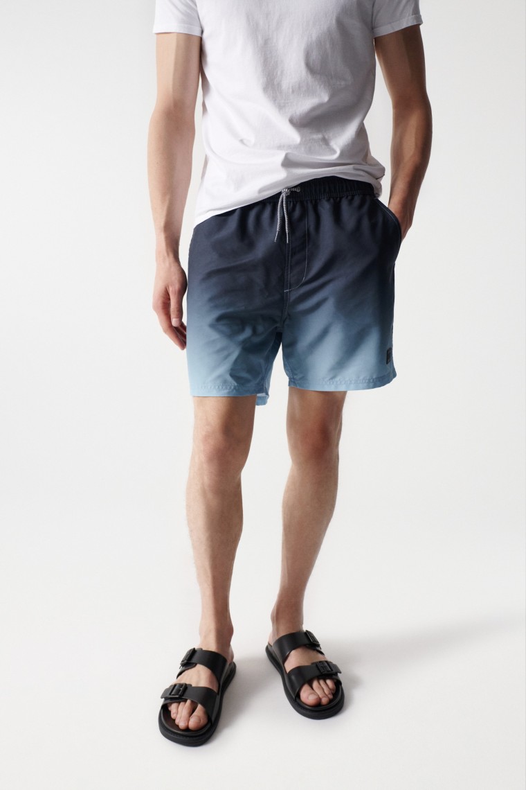 SWIMMING SHORTS WITH COLOUR DEGRAD