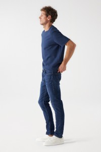 JEANS SLIM LAVAGEM ESCURA