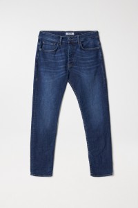 JEANS SLIM LAVAGEM ESCURA