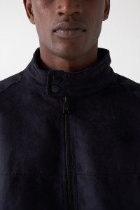 BLOUSON EN DAIM