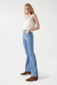 FAITH PUSH IN-JEANS MIT FRONTNAHT