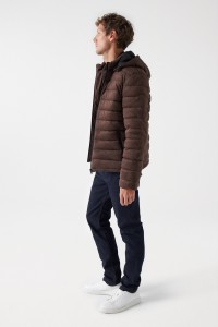 BLOUSON AVIATEUR EN DAIM