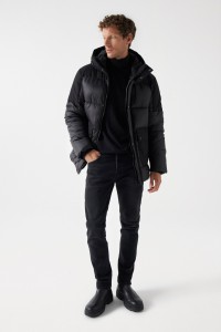 PUFFER-JACKE MIT KAPUZE